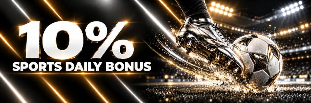Sports Daily Bonus 10%